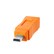 TetherTools TetherPro USB-C to 2.0 Mini-B 8-Pin 15ft (4.6m) Orange