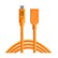TetherTools TetherPro USB-C to USB Female Adapter (extender) 15ft (4.6m) Orange