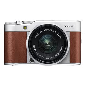 Fujifilm X-A5 Digital Camera with XC 15-45mm Lens - Brown