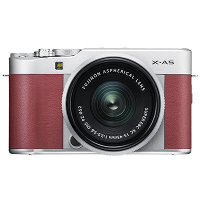 Fujifilm X-A5 Digital Camera with XC 15-45mm Lens – Pink