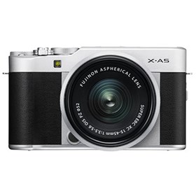 Fujifilm X-A5 Digital Camera with XC 15-45mm Lens - Silver