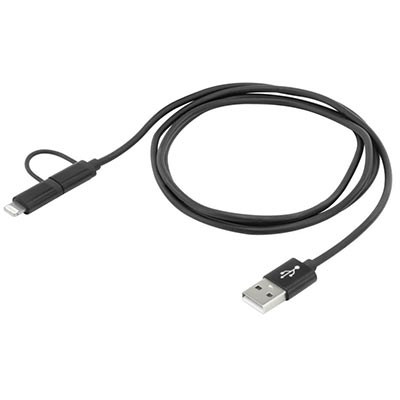 Ansmann USB 2-in-1 Micro USB/Lightning Cable