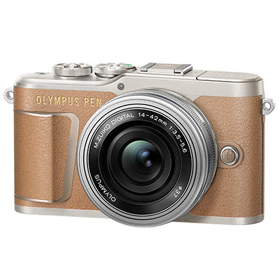 Olympus Pen E-PL9 Digital Camera with 14-42mm Lens – Brown