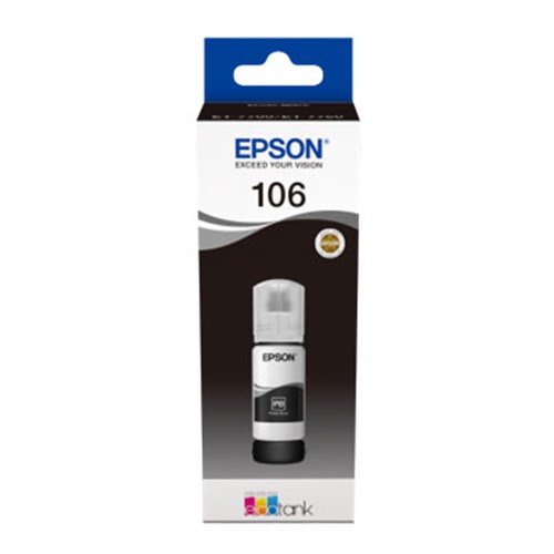 Epson 106 Ecotank Black Ink - 70ml