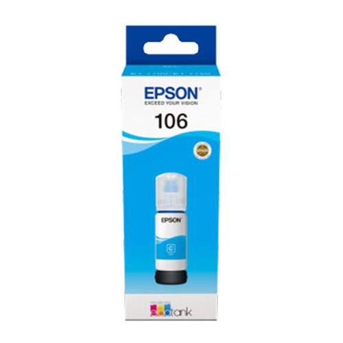 Epson 106 Ecotank Cyan Ink - 70ml