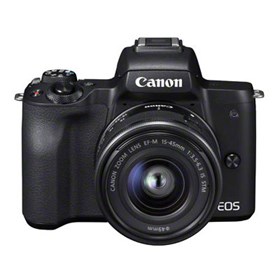 Canon EOS M50 Digital Camera with 15-45mm Lens - Black