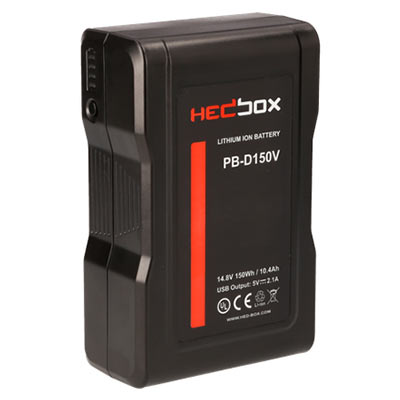 Hedbox D200V Pro V-Mount Battery Pack 14.8V 195Wh with D-Tap + USB Output