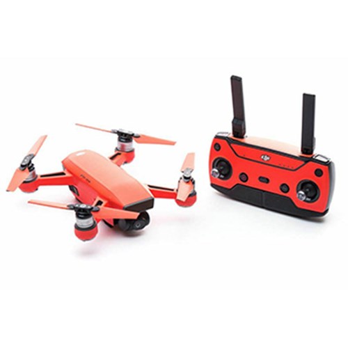 Modifli DJI Spark Drone Skin Vivid Molten Red