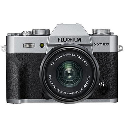 Fujifilm X-T20 with XC 15-45mm Lens – Silver