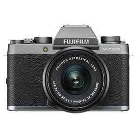 Fujifilm X-T100 Digital Camera with 15-45mm XC Lens - Dark Silver