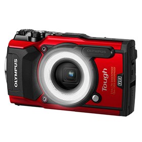 Olympus Stylus Tough TG-5 Digital Camera - Red with LG-1 LED Light Guide