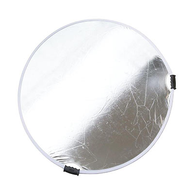 Image of Calumet 132cm Collapsible Reflector - Silver / White