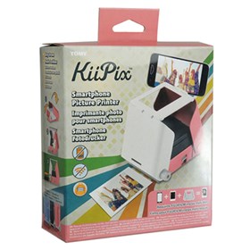 KiiPix Smartphone Picture Printer - Cherry Blossom Pink