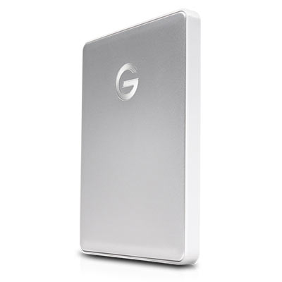 G-TECHNOLOGY G-DRIVE Mobile Portable Hard Drive - 2 TB, Aluminium