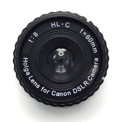 Holga 60mm f8 HL-C-BK Lens - Canon Fit