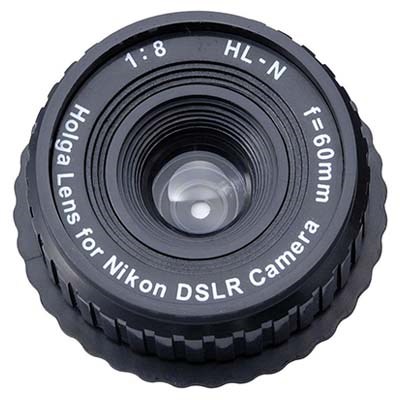Holga 60mm f8 HL-N-BK Lens - Nikon Fit