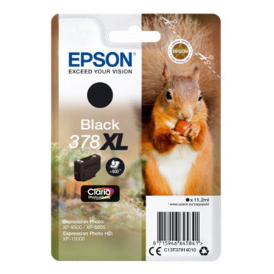 Epson 378XL Black Claria Photo HD Ink