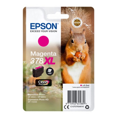 Epson 378XL Magenta Claria Photo HD Ink