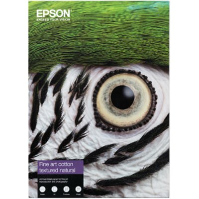 Epson Fine Art Cotton Textured Natural A4 - 25 Sheets