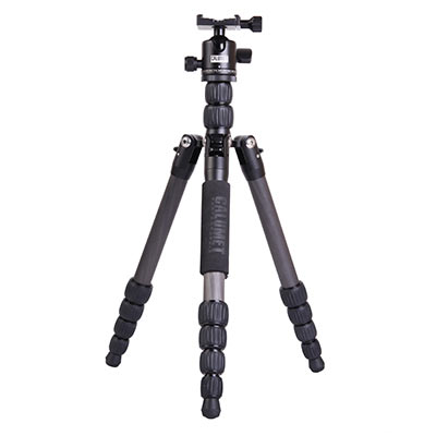 Calumet CK8204 5-Section Carbon Fibre Travel Tripod and Ball Head