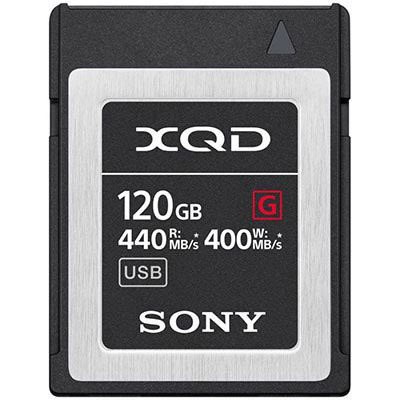 Used Sony 120GB XQD Flash Memory Card - G Series (Read 440MB/s and Write 400MB/s)