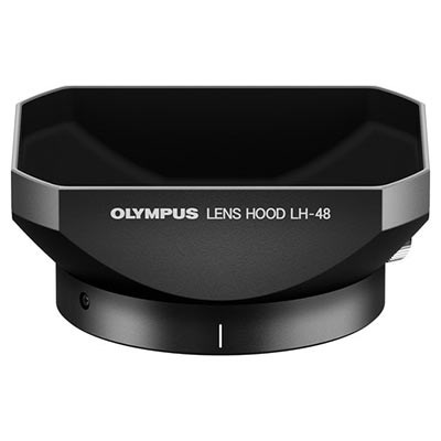 Olympus LH-48 Lens Hood for M. Zuiko 12mm Lens - Black