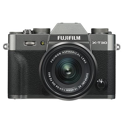 Fujifilm X-T30 Digital Camera with XC 15-45mm Lens - Charcoal Grey