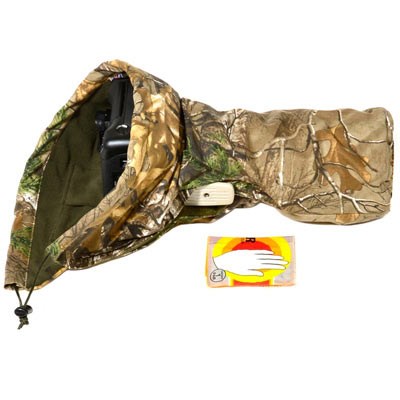 Wildlife Watching Four Seasons All Weather Camera and Lens Cover size 2.0 - Real Tree