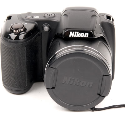 Used Nikon Coolpix L340 Camera – Black (20 MP, 28x Optical Zoom) 3-Inch LCD
