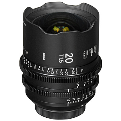 Sigma Cine 20mm T1.5 FF Lens – Canon Mount