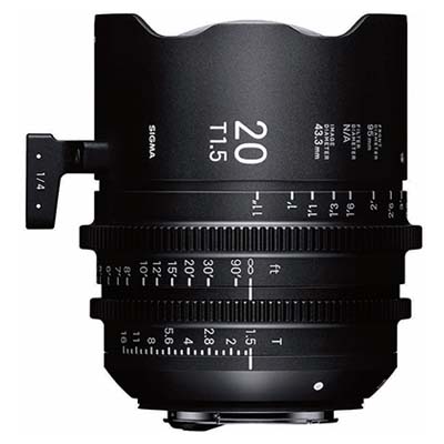 Sigma Cine 20mm T1.5 FF Lens – Sony Mount