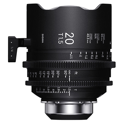 Sigma Cine 20mm T1.5 FF Lens – PL Mount