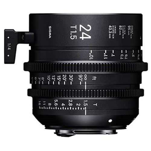 Sigma Cine 24mm T1.5 FF Lens Fully Luminous - Sony Mount