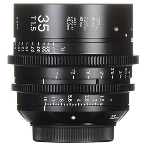 Sigma Cine 35mm T1.5 FF Lens - Canon Mount