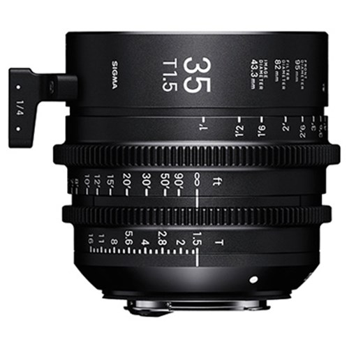 Sigma Cine 35mm T1.5 FF Lens Fully Luminous - Canon Mount