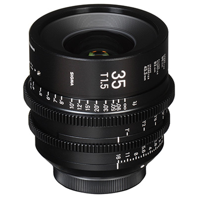 Sigma Cine 35mm T1.5 FF Lens Fully Luminous – Sony Mount