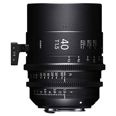 Sigma Cine 40mm T1.5 FF Lens - Canon Mount