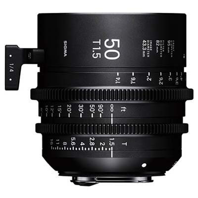 Sigma Cine 50mm T1.5 FF Lens Fully Luminous – Sony Mount