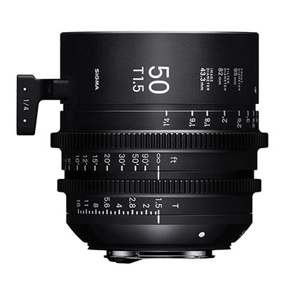 Sigma Cine 50mm T1.5 FF Lens Fully Luminous – PL Mount