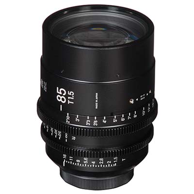 Sigma Cine 85mm T1.5 FF Lens Fully Luminous – Sony Mount
