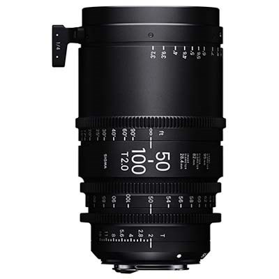 Sigma Cine 50-100mm T2 Zoom Lens Fully Luminous - Canon Mount