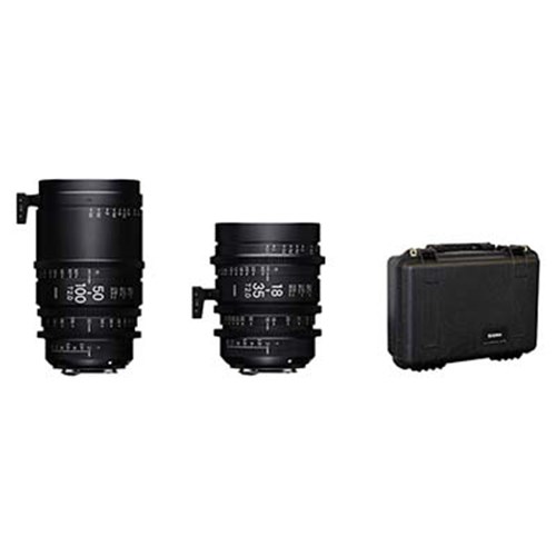 Sigma Cine High Speed Zoom Lens Kit Fully Luminous - PL Mount