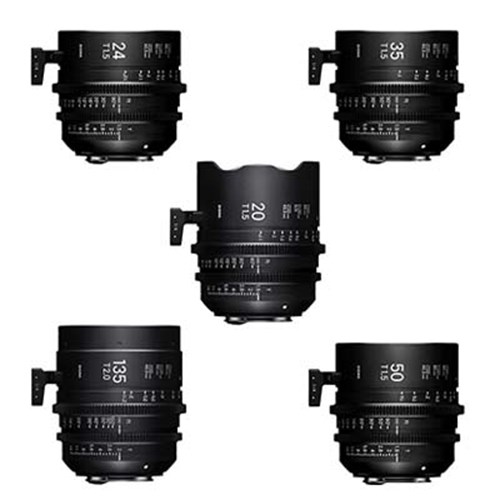 Sigma Cine FF High Speed 5 Prime Kit - Sony Mount
