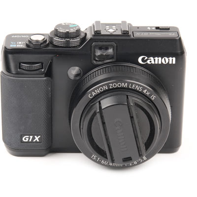 Used Canon PowerShot G1 X Black Digital Camera