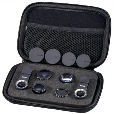 Hama - 5 in1 Uni Lens Kit, MC, for smartphones and tablets