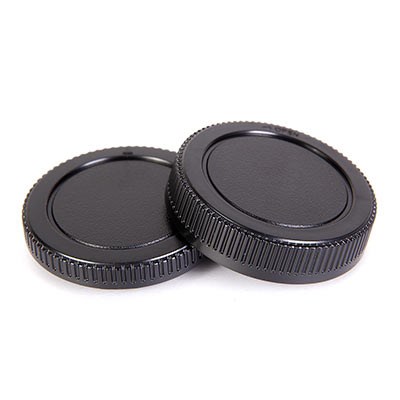 Calumet Body and Rear Lens Cap Set - Micro Four Thirds