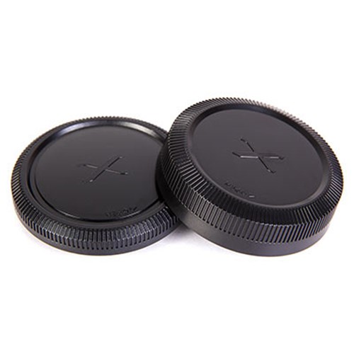 Calumet Body and Rear Lens Cap Set - Fuji X