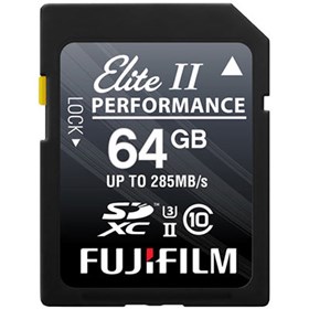 Fujifilm 64GB (285MB/Sec) C10 UHS-II SDXC Memory Card