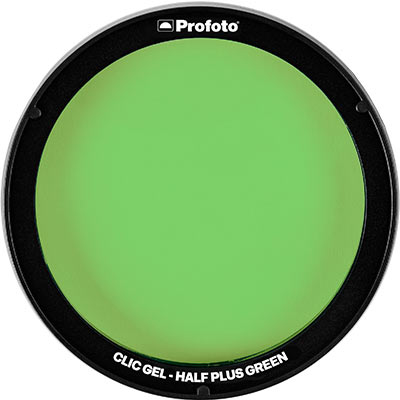 Click to view product details and reviews for Profoto Clic Gel Half Plus Green.
