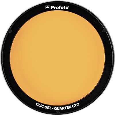 Profoto Clic Gel - Quarter CTO